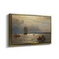 From the Inlet of Oslo, 1874 - Floater Framed Canvas Print