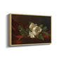 Magnolia on Red Velvet, c. 1885-1890 - Floater Framed Canvas Print