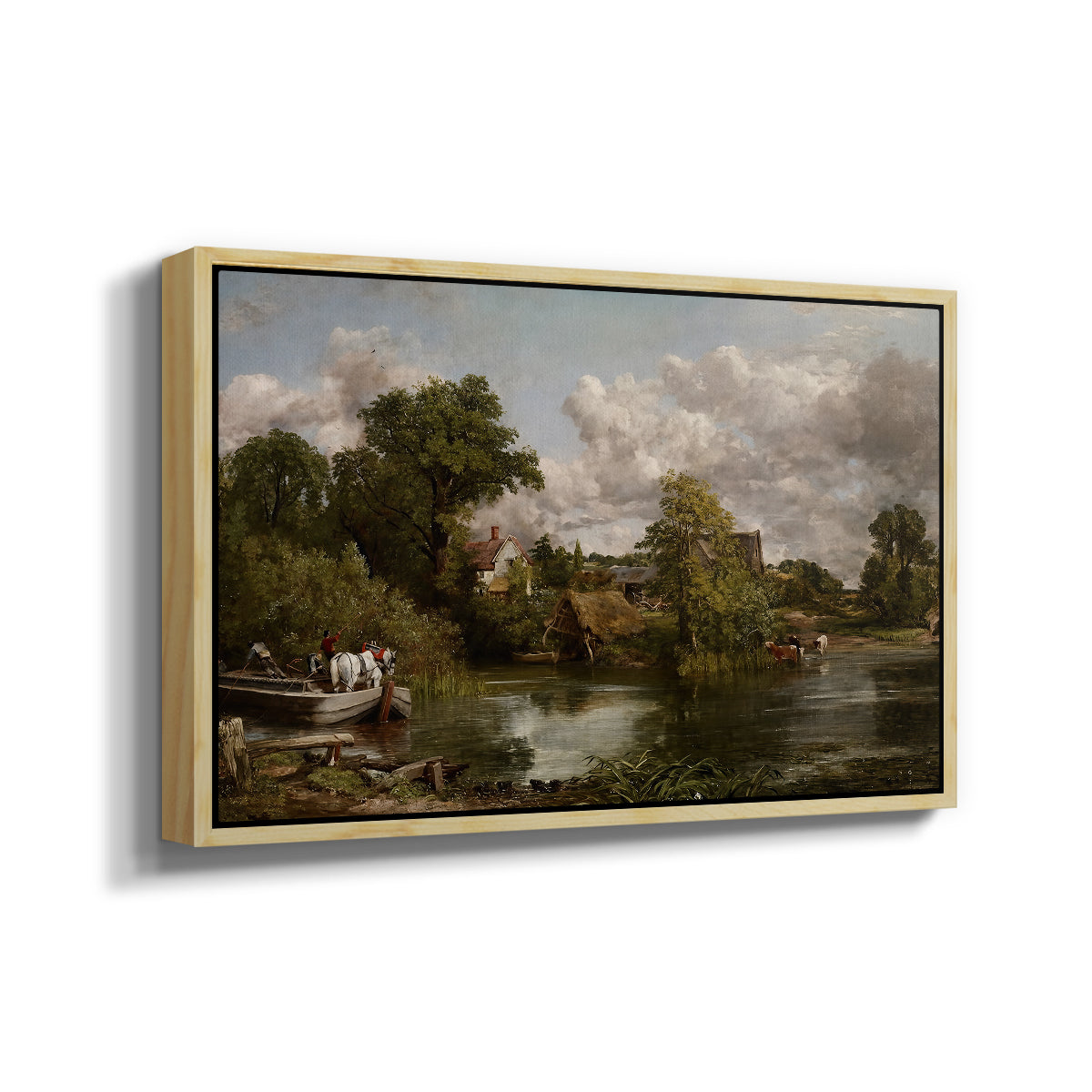 The White Horse, 1819 - Floater Framed Canvas Print