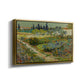 Garden at Arles, 1888 - Floater Framed Canvas Print