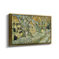 The Large Plane Trees (Road Menders at Saint-Rémy), 1889 - Floater Framed Canvas Print