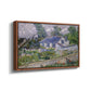 Houses in Auvers, 1890 - Floater Framed Canvas Print