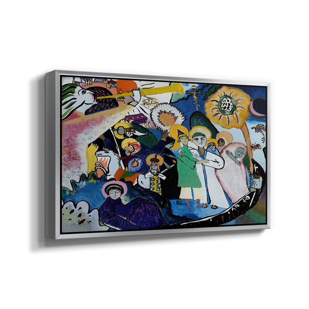 All Saints Day I, 1911 - Floater Framed Canvas Print