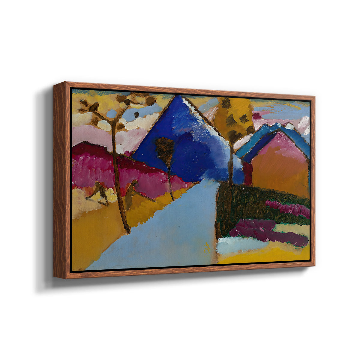 Kochel Straight Street, 1909 - Floater Framed Canvas Print
