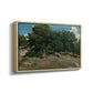 Fontainebleau: Oak Trees at Bas-Bréau, c. 1830-1835 - Floater Framed Canvas Print