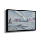 Entrance to the Port of Honfleur, 1899 - Floater Framed Canvas Print