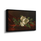 Magnolia on Red Velvet, c. 1885-1890 - Floater Framed Canvas Print