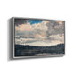 The Lone Boat, North Woods Club, Adirondacks, 1892 - Floater Framed Canvas Print