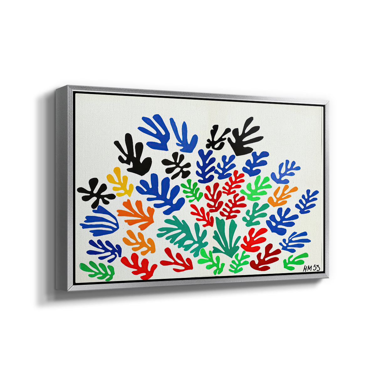 The Sheaf (La gerbe), 1953 - Floater Framed Canvas Print