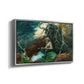 Campfire, Adirondacks, 1892 - Floater Framed Canvas Print
