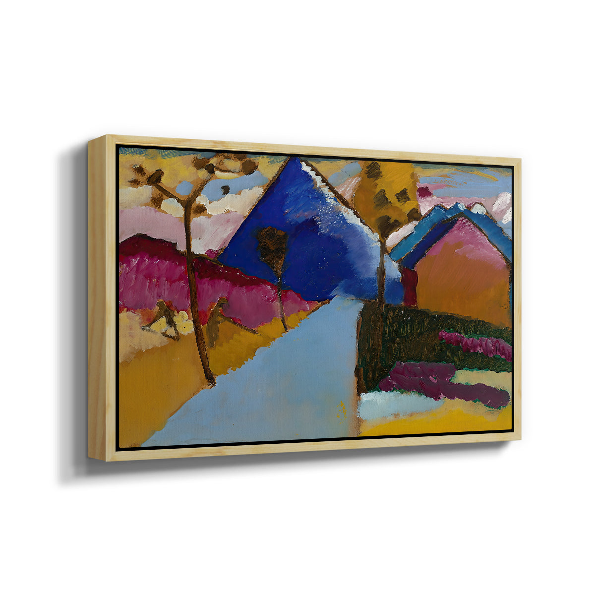 Kochel Straight Street, 1909 - Floater Framed Canvas Print