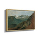 The Dachstein from the Plassen near Hallstatt, 1827 - Floater Framed Canvas Print