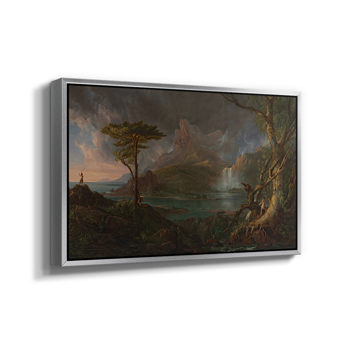 A Wild Scene, 1831-1832 - Floater Framed Canvas Print
