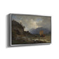 From the Western Coast of Norway, 1862 - Floater Framed Canvas Print