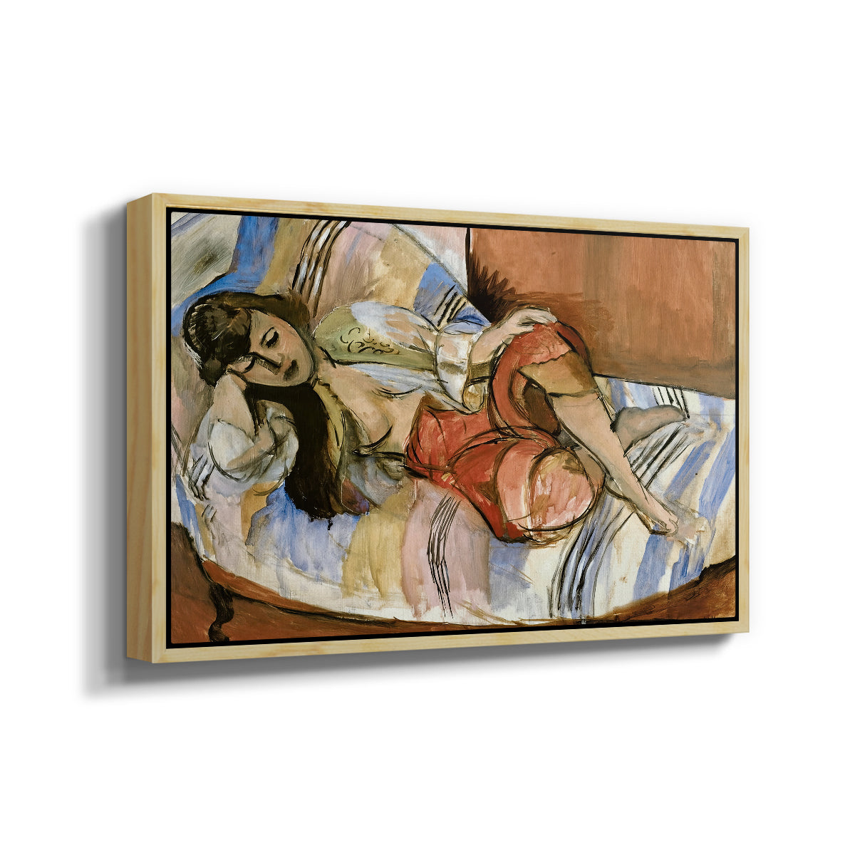 Odalisque, 1923 - Floater Framed Canvas Print