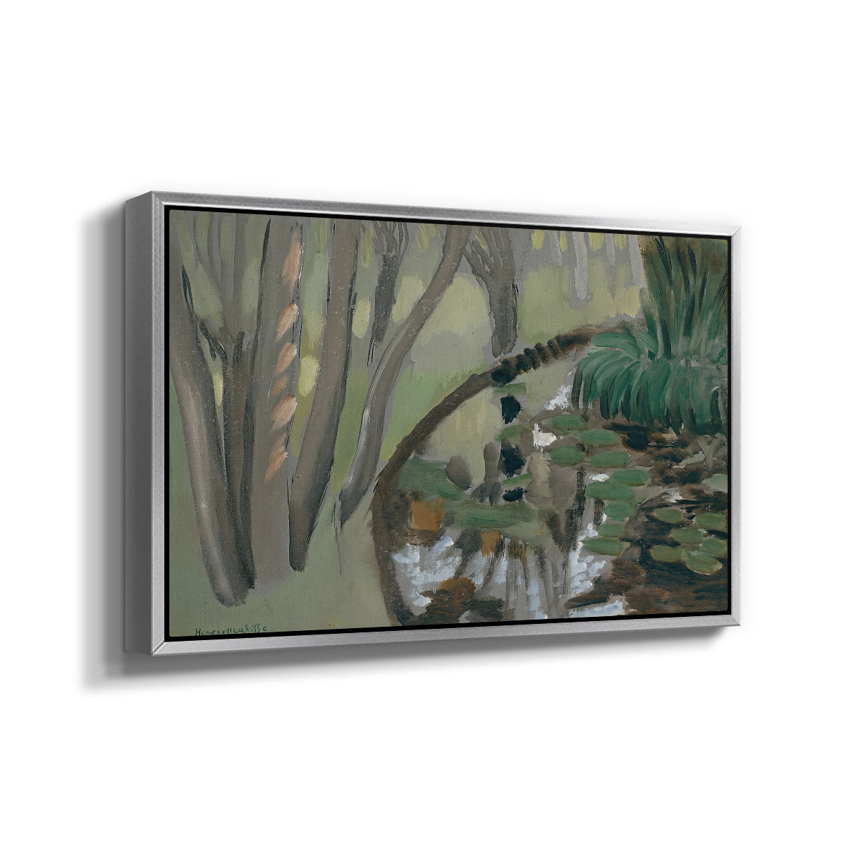 The Stream, Maintenon, 1918 - Floater Framed Canvas Print