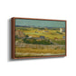 The Harvest, 1888 - Floater Framed Canvas Print