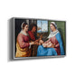 Sacred Conversation, c. 1505 - Floater Framed Canvas Print