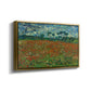 Field with Poppies, 1889 - Floater Framed Canvas Print