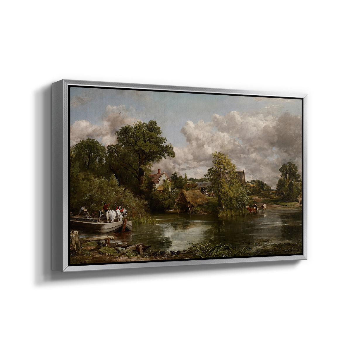 The White Horse, 1819 - Floater Framed Canvas Print