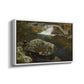 By the Mill Pond (En Mølledam), 1850 - Floater Framed Canvas Print
