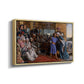The Finding of the Saviour in the Temple, 1854-1860 - Floater Framed Canvas Print