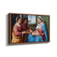 Sacred Conversation, c. 1505 - Floater Framed Canvas Print