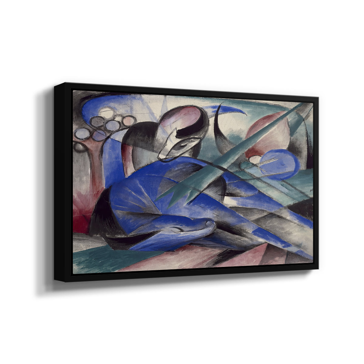Dreaming Horse, 1913 - Floater Framed Canvas Print