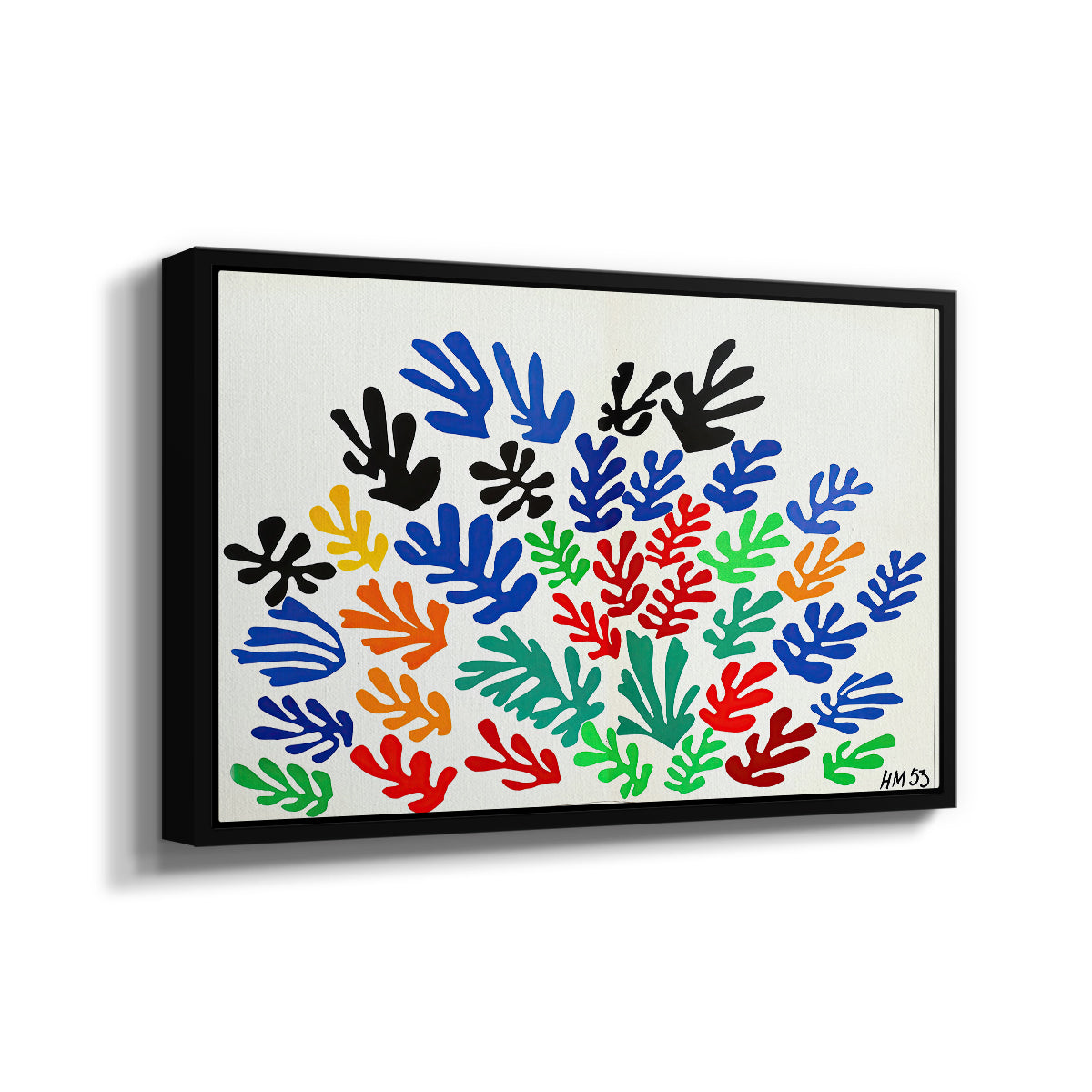 The Sheaf (La gerbe), 1953 - Floater Framed Canvas Print