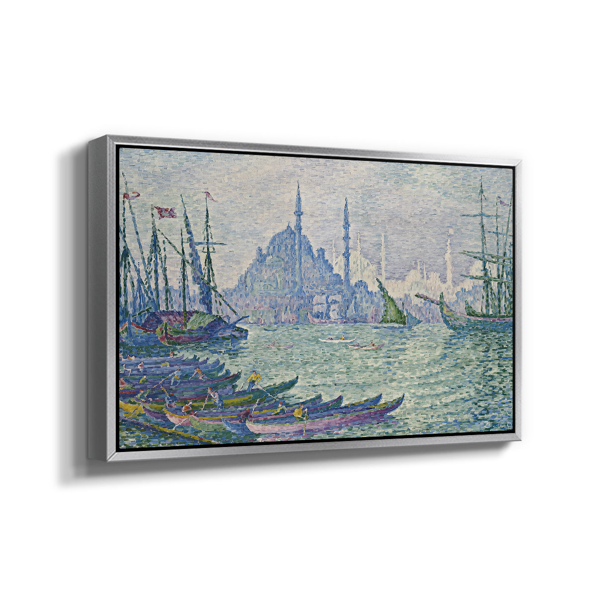 The Golden Horn, Minarets, 1907 - Floater Framed Canvas Print