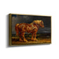 The Shire Horse Elephant in an Extensive Landscape, c. 1850s - Floater Framed Canvas Print
