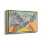 Flying Dove with Rainbow (Colombe volant à l'Arc-en-ciel), 1952 - Floater Framed Canvas Print