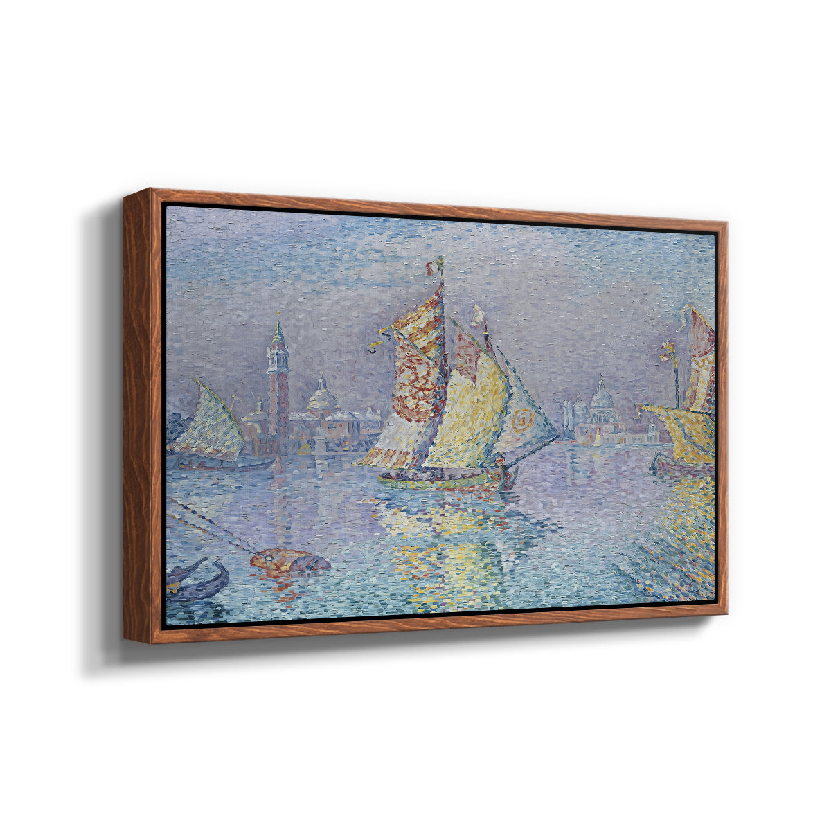 Venice, the Yellow Sail, 1904 - Floater Framed Canvas Print