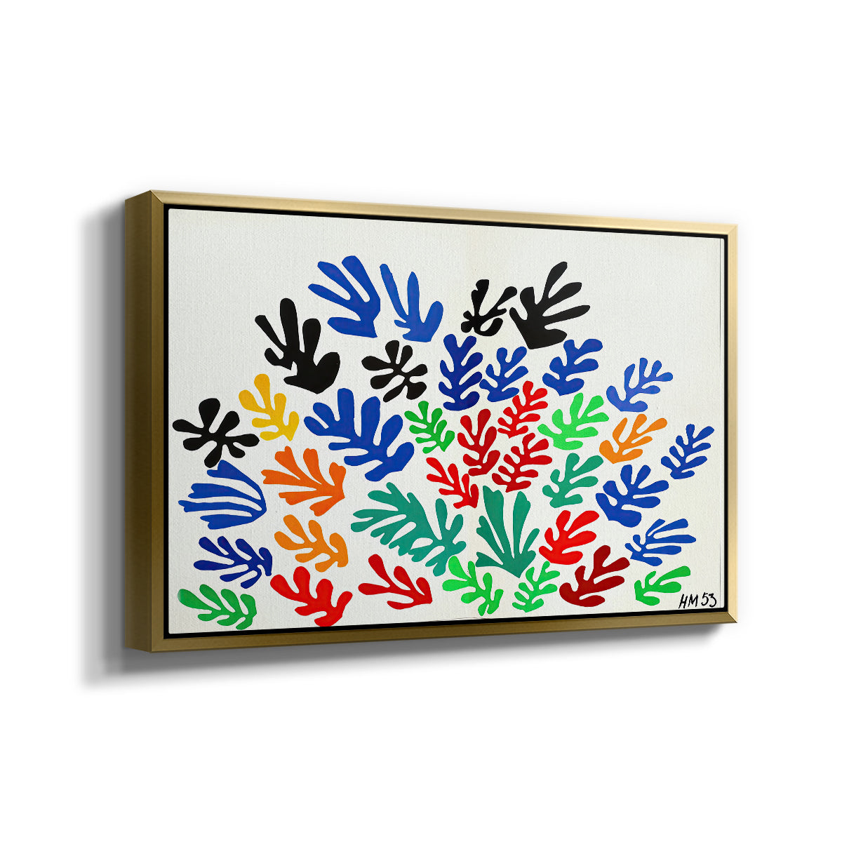 The Sheaf (La gerbe), 1953 - Floater Framed Canvas Print