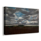 Canvas art print featuring an atmospheric scene dominated by sky, displayed at an angle