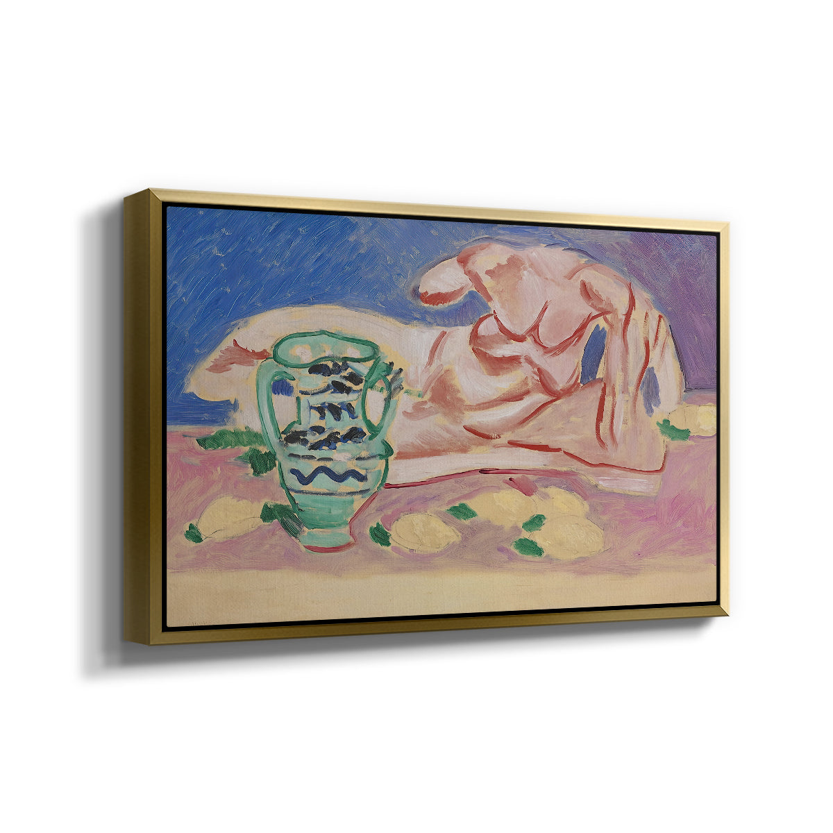 Ilyssus from the Parthenon, 1908 - Floater Framed Canvas Print