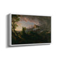 The Course of Empire: The Savage State, 1834 - Floater Framed Canvas Print