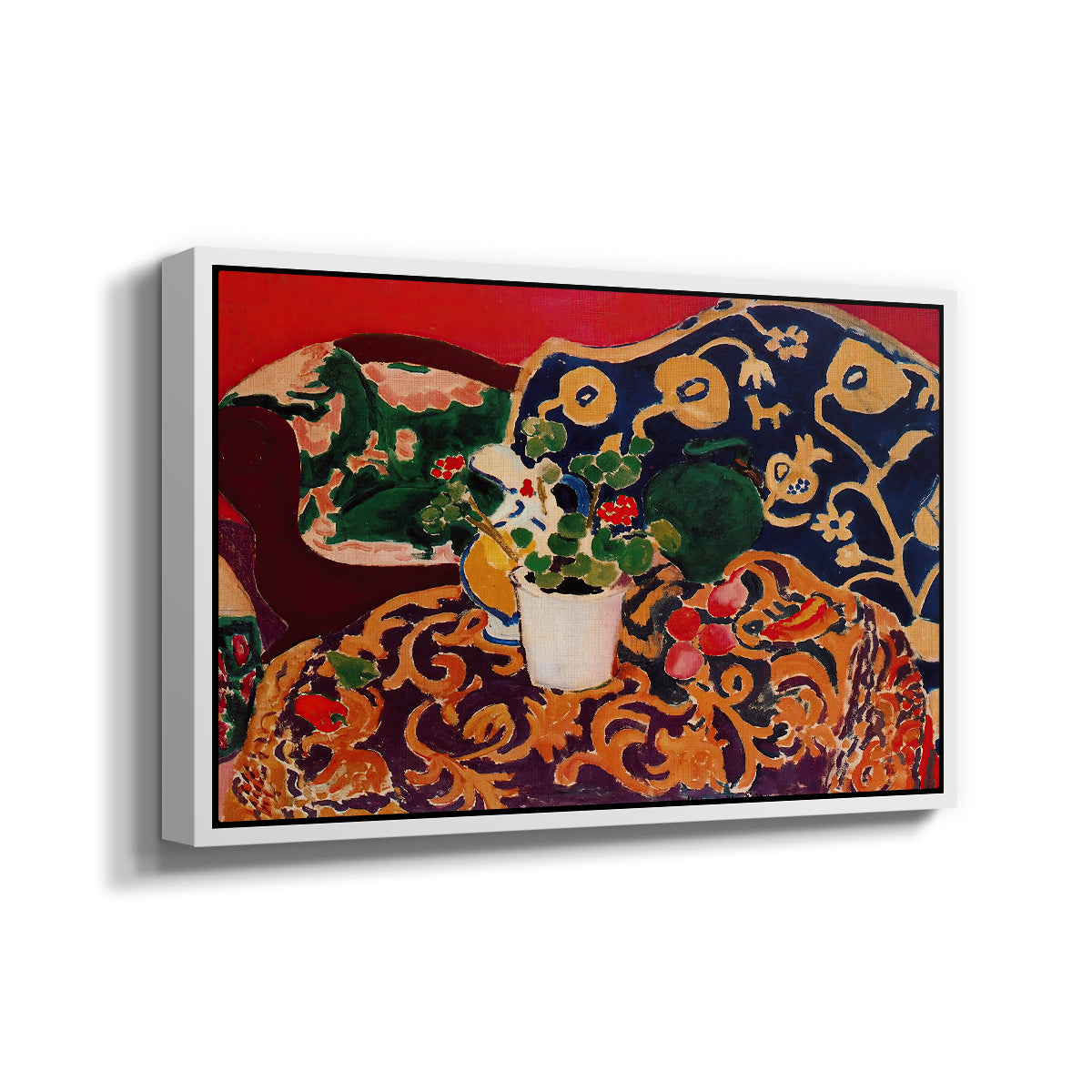 Spanish Still Life, c. 1910 - Floater Framed Canvas Print