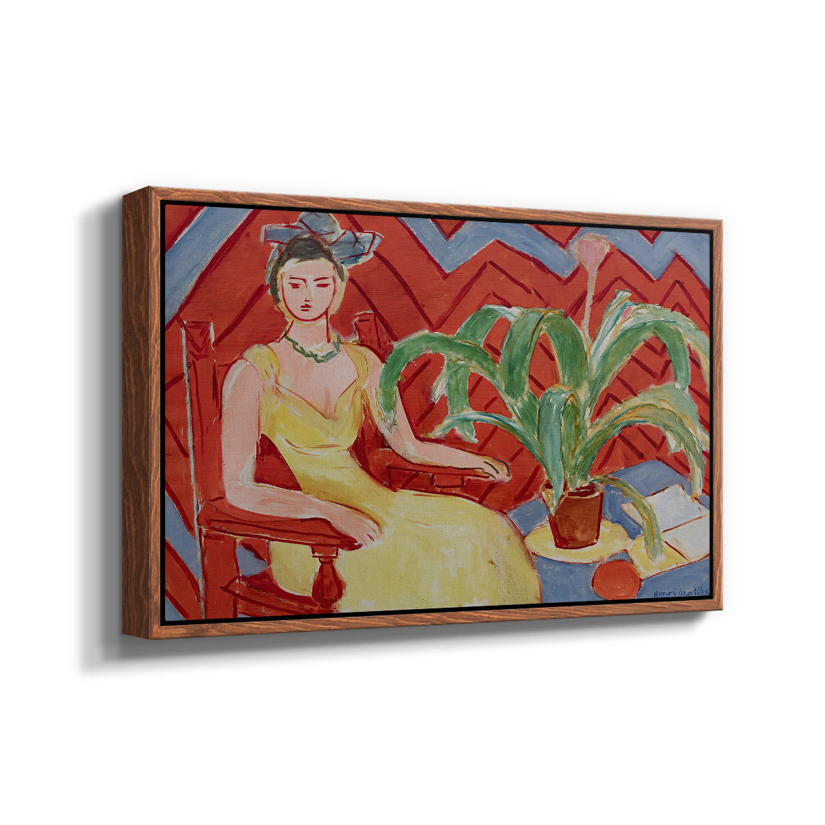 Michaella, 1943 - Floater Framed Canvas Print