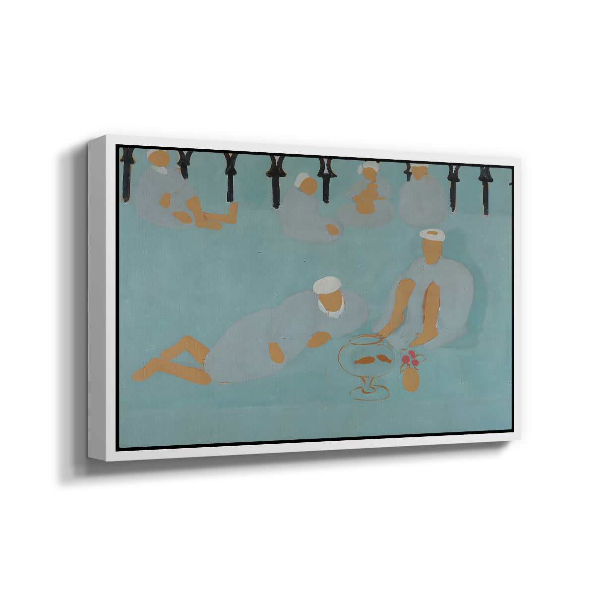 Arab Coffeehouse (Le café Maure), 1913 - Floater Framed Canvas Print