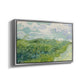 Green Wheat Field, Auvers, 1890 - Floater Framed Canvas Print