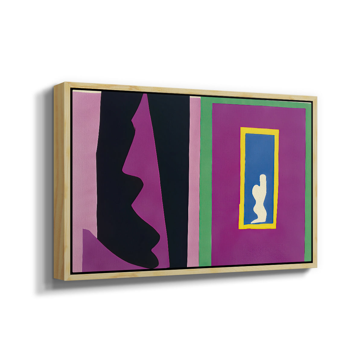 Destiny (Le destin), from Jazz, 1947 - Floater Framed Canvas Print