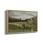 The Chair Factory at Alfortville, 1897 - Floater Framed Canvas Print