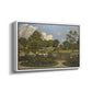 The Painter's Garden at Saint-Privé, 1886 - Floater Framed Canvas Print