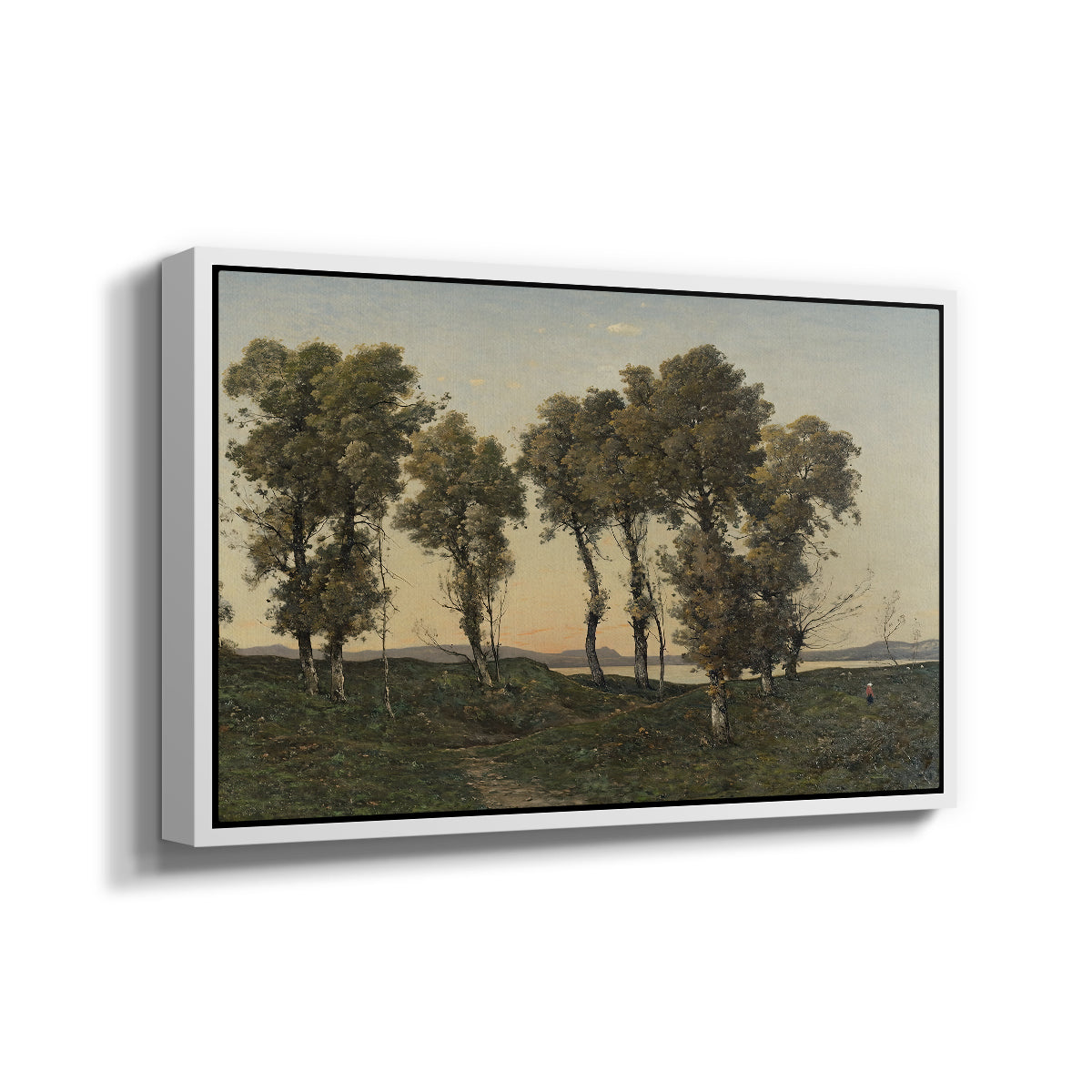 Autumn Evening, 1894 - Floater Framed Canvas Print