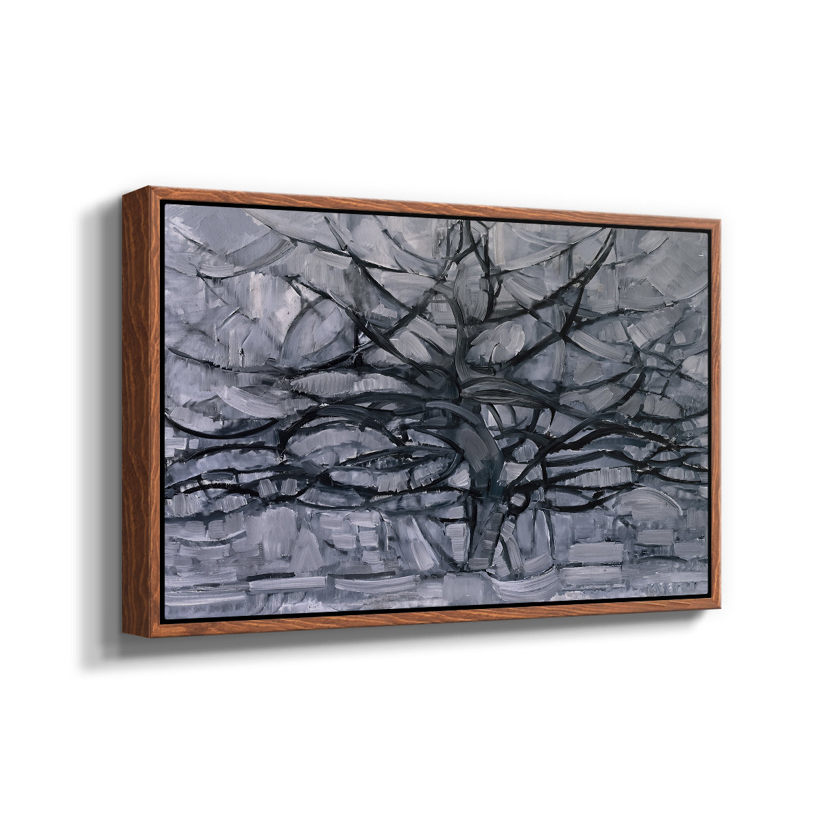 The Gray Tree, 1911 - Floater Framed Canvas Print