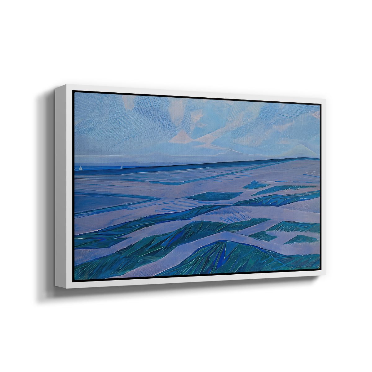 Dune Landscape, 1911 - Floater Framed Canvas Print