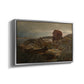 A Fisherman's Home, Lillesand, 1858 - Floater Framed Canvas Print
