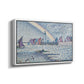 Entrance to the Port of Honfleur, 1899 - Floater Framed Canvas Print