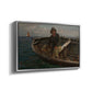 Fishermen from Rügen, 1882 - Floater Framed Canvas Print